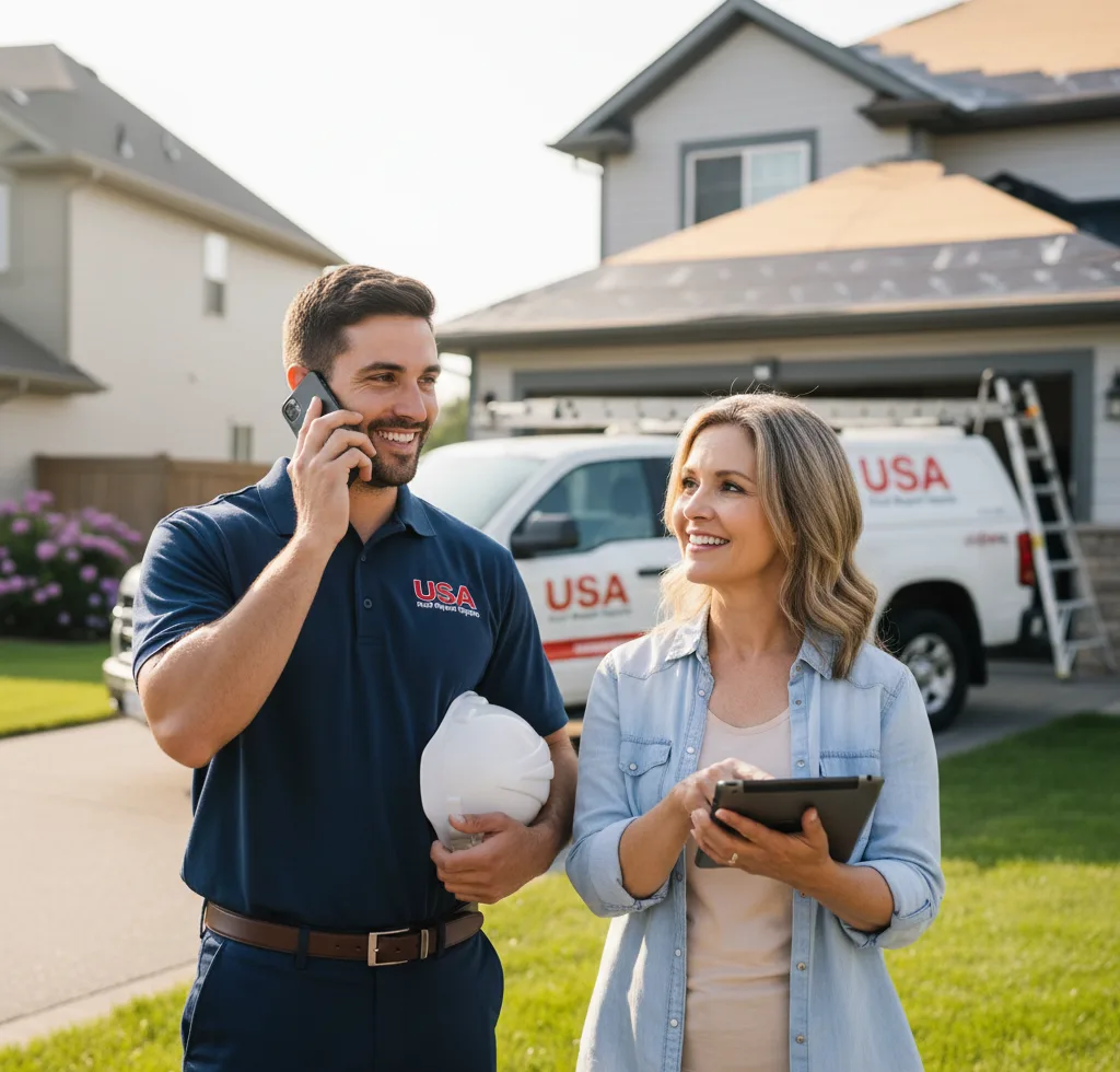 USA Roof Repair Experts customer support in Preston